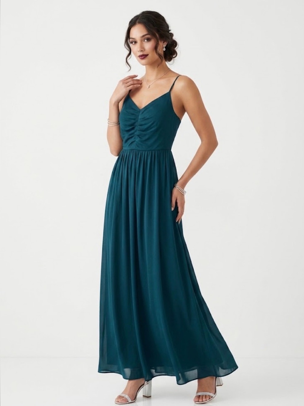 Sachin & Babi Sienna Gown in Bottle Green